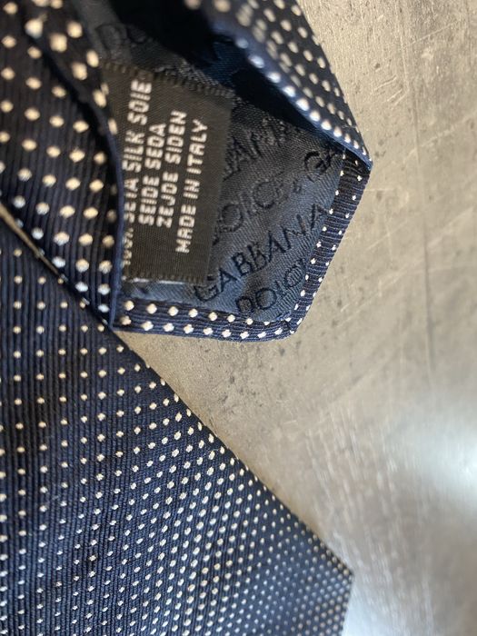 D&G jedwabny krawat Dolce & Gabbana Dolce Gabbana