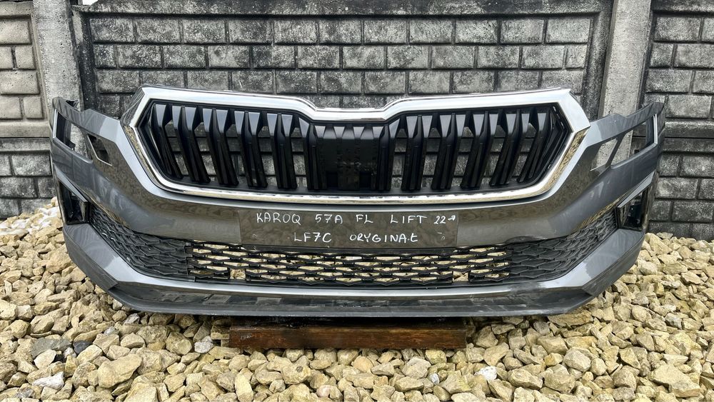 Zderzak przedni kompletny LF7C Skoda Karoq 57a FL lift 22- oryginal