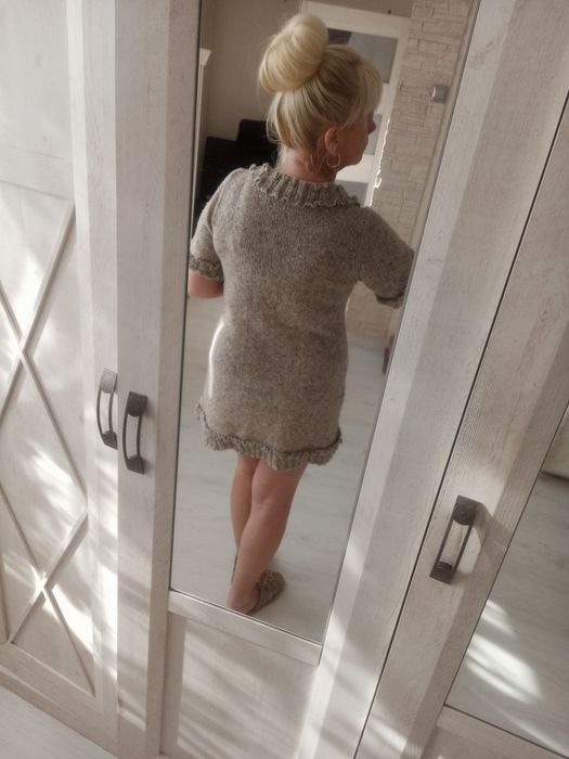 Sukienka tunika sweter