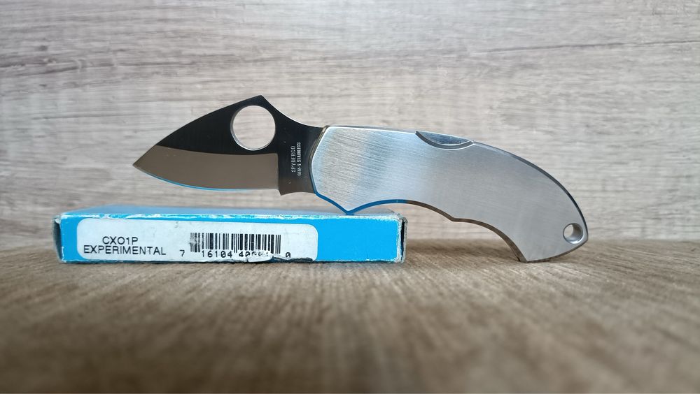 Spyderco  CX01P Experimental (Pegasus) stainless 1996 рік Оригінал!