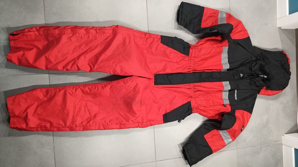 Zimowy kombinezon jednoczęściowy ocieplany roz M męski Djupvik +kaptur