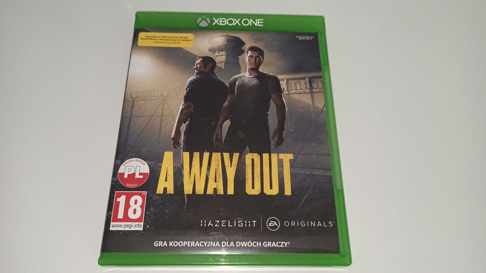 xbox one A WAY OUT po polsku, fabuła dla 2 graczy