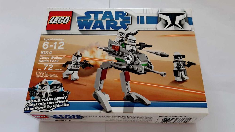 Lego Star Wars The Clone Wars 8014 Clone Walker Battle Pack selado