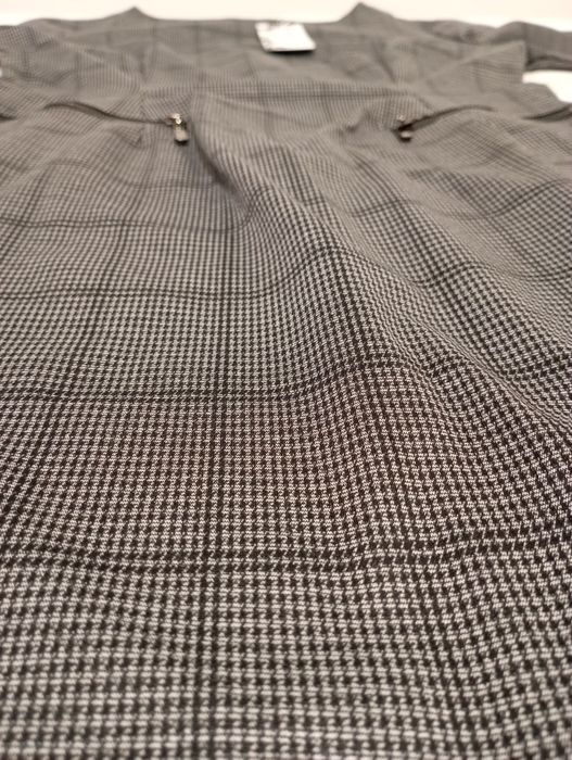 Sukienka damska szara w kratkę M