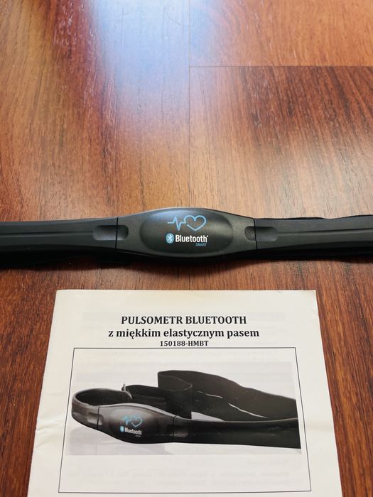 Pulsometr Bluetooth dla biegacza z miękkim elastycznym pasem 150188-HM