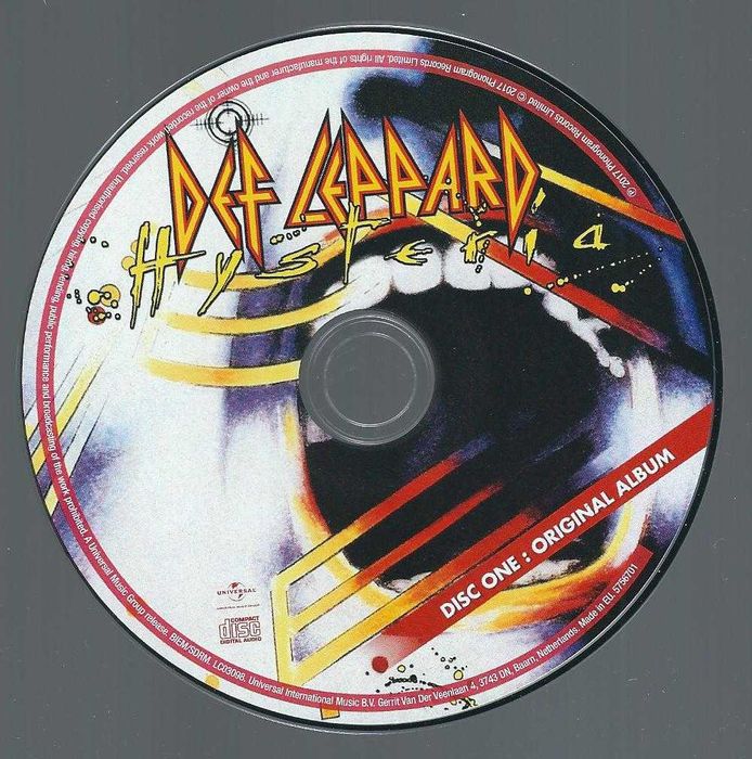 CD Def Leppard - Hysteria (2017) (UMC)