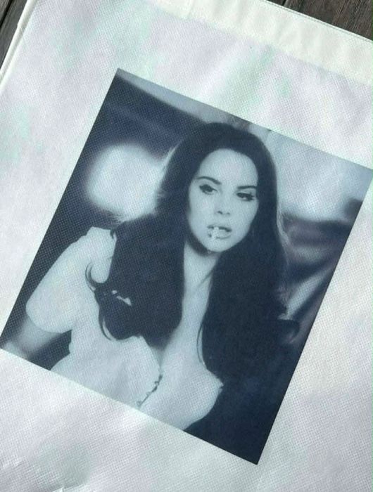 Torebka torba tote bag materiał non woven lana del rey