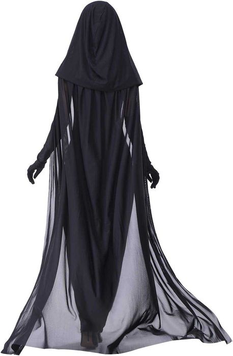 Disfarce de noiva fantasma de Halloween mulher, novo