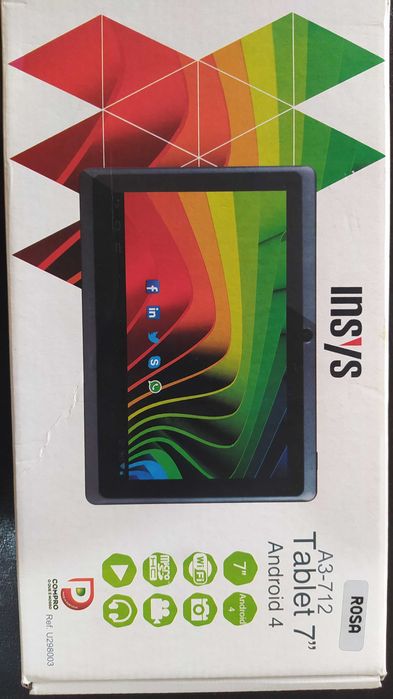 Tablet Rosa da Insys 7"
