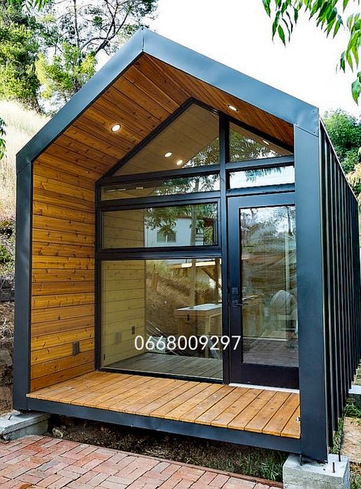 Модуль Мини Дом Дача Офис Домик для сдачи в аренду в стиле Barn House