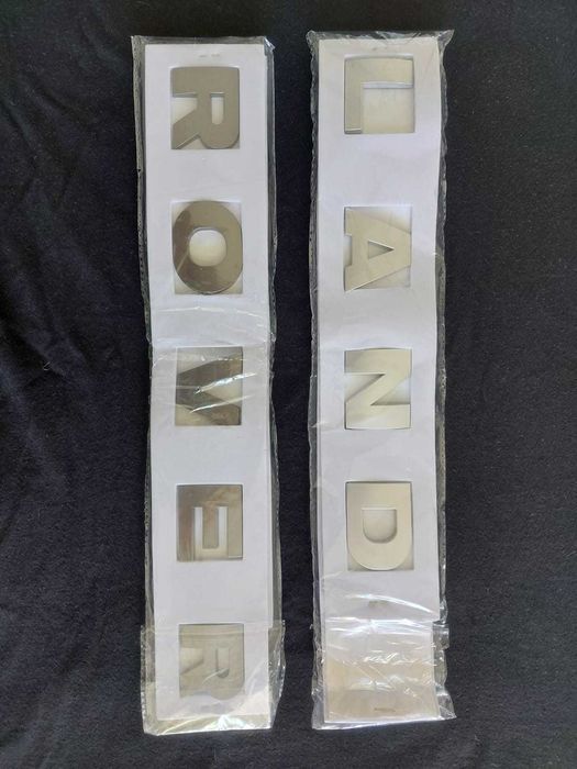 Lettering Land Rover 3D