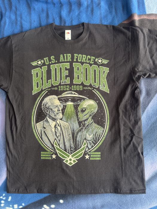 Koszulka Blue Book - ufo kosmici - L