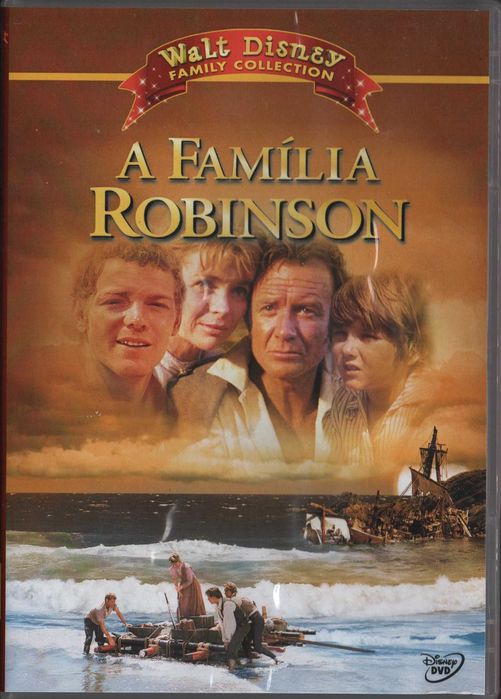 Dvd A Família Robinson - drama - extras