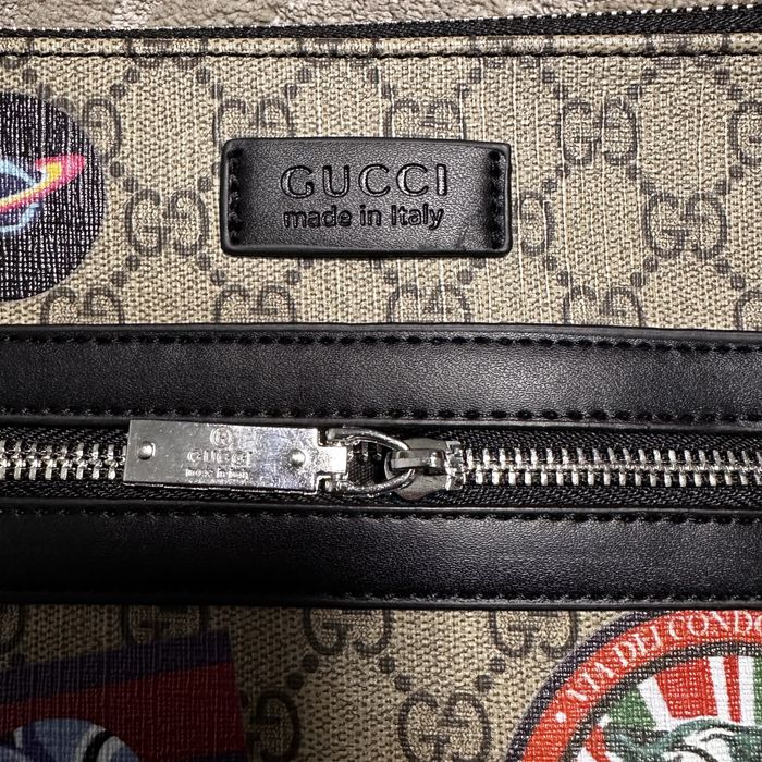 Сумка gucci night courrier gg supreme мессенджер гучі супрім поясна