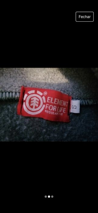 Casaco Element, S, tamanho criança.