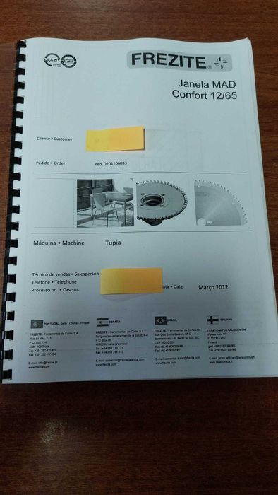 Fresas + Máquina - Caixilharias de Madeira