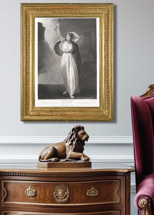 1795 rok Szekspir, Cassandra Raving, wymiar 38cm x 53cm