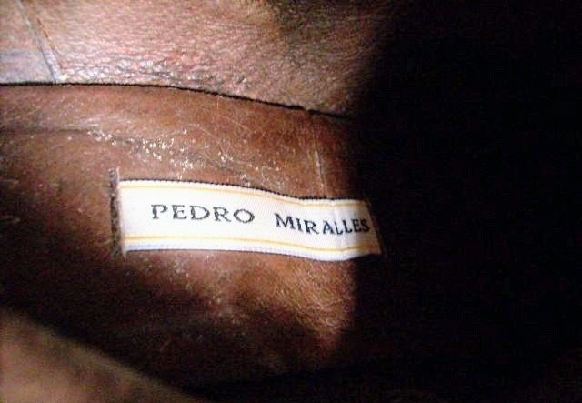 Botas originais Pedro Miralles cor preto N. 38 - Bom estado