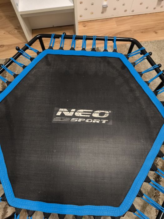 Trampolina fitness z uchwytem