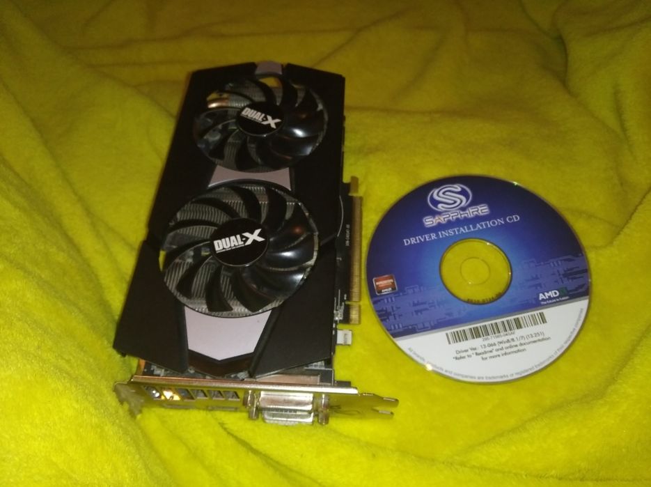 Видеокарта Radeon Sapphire R7 265 2G GDDR5 DUAL-X с графическая