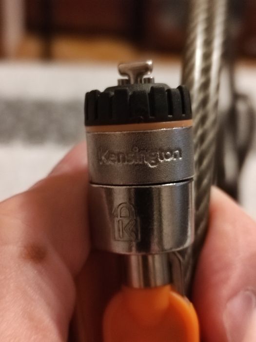 Blokada Kensington do laptopa, linka stalowa