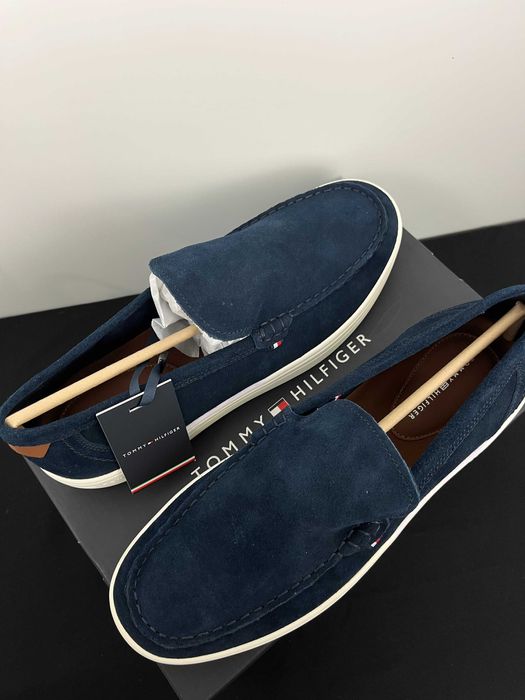 Granatowe mokasyny Tommy Hilfiger Rozmiar 44