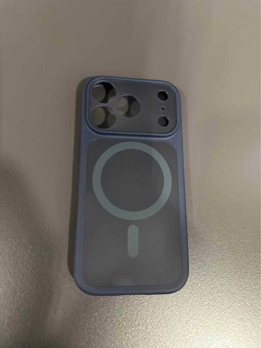 Capas para iphone 17 Pro, Transparente e Azul com Macsafe