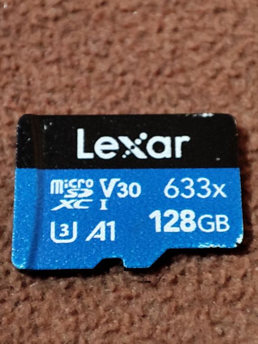 Lexar microSD 128GB 633x V30 A1 U3 – sprawna