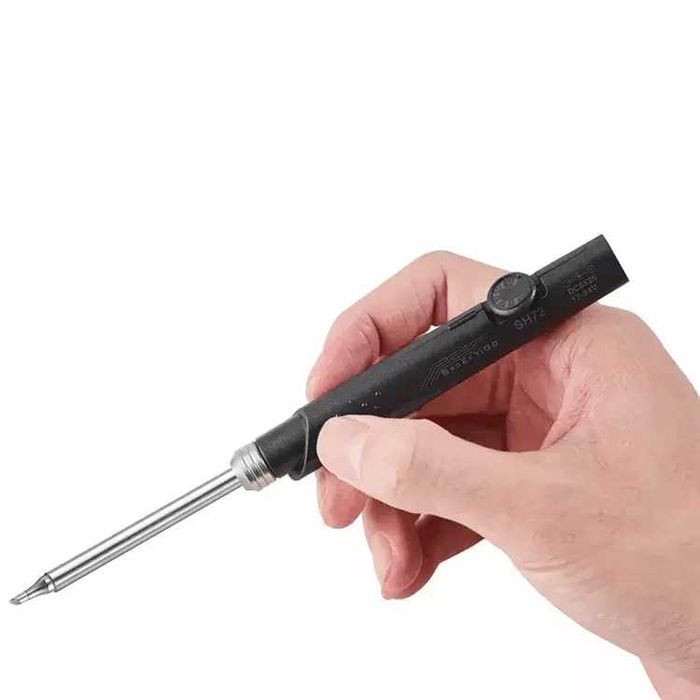 Паяльник SanErYiGo SH72 з жалом BC2 + підставка Гарантія жала живлення