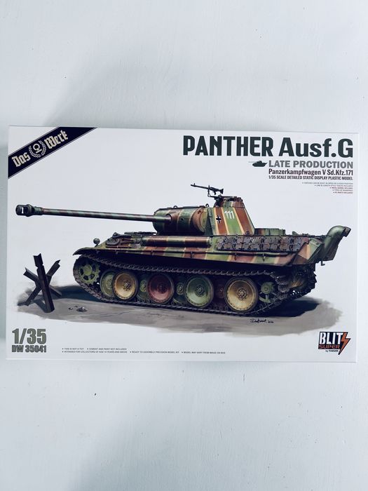 Czołg Panther moddl do sklejania Das Werk DW35041