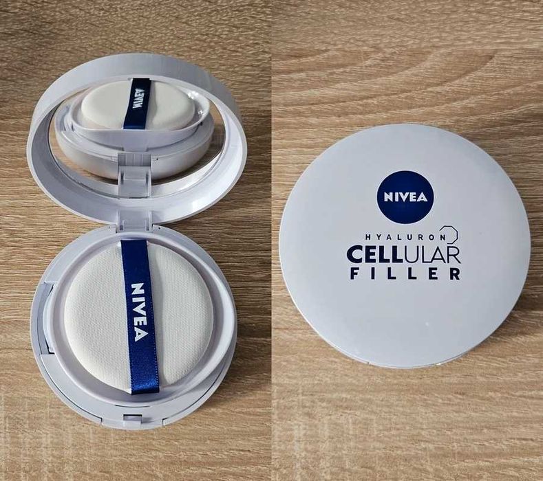 Krem podkład w poduszce z kwasem hialuronowym LUSTERKO Nivea Cellular
