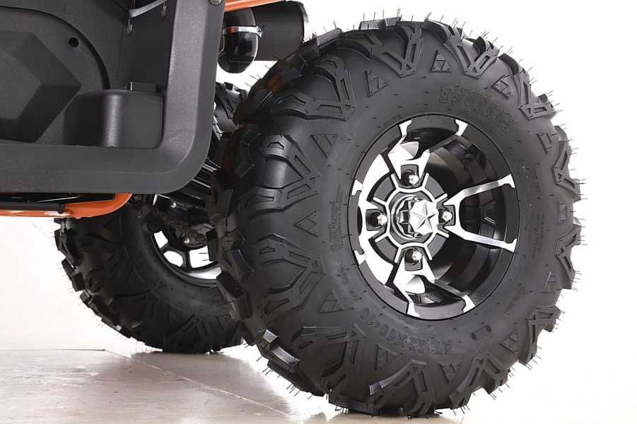 Квадроцикл SharX 250 Желтый | Титановые диски | Лебедка | Shark