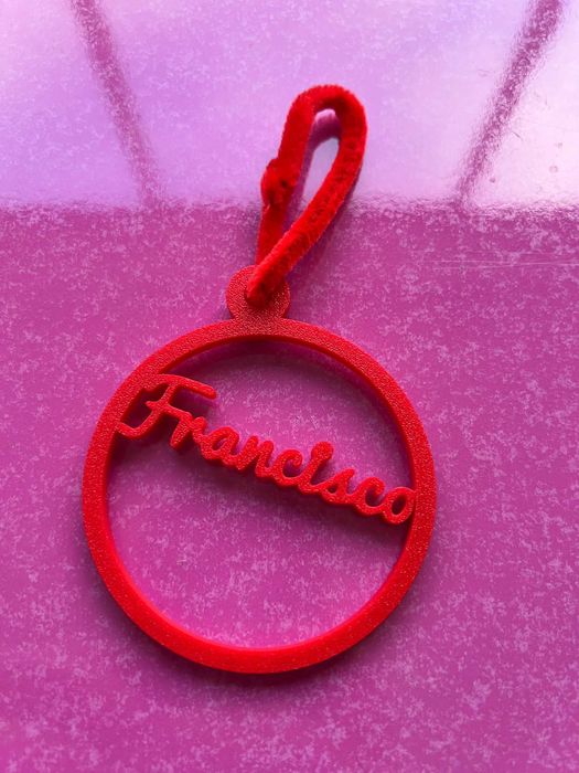 Enfeites de Natal Personalizados em 3D