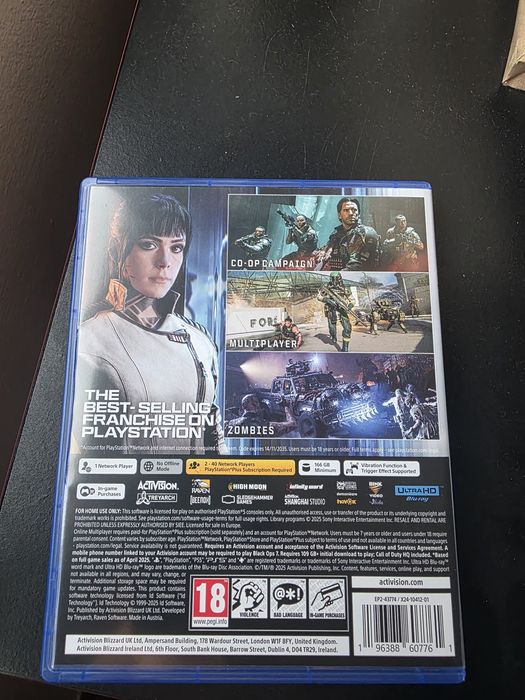 Jogo ps5 call of duty black ops 7