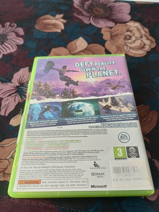 Dwie gry Xbox 360 Ssx  i Tigerwoods