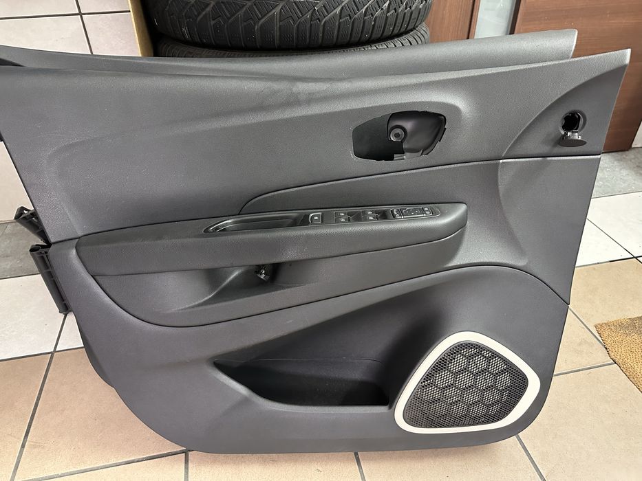 Tapicerka drzwi boczki plastiki Renault Captur I lift komplet panel przycisk przełącznik sterowania szyb
