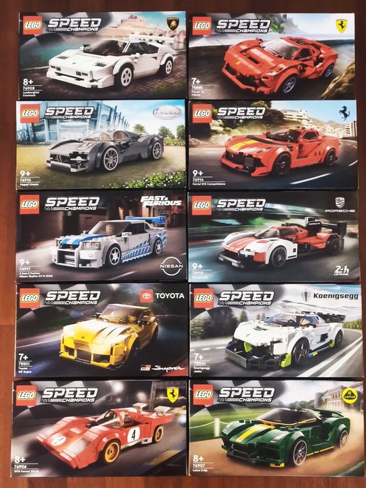 Lego Speed champions Mclaren Senna Ford Chevrolet Dodge