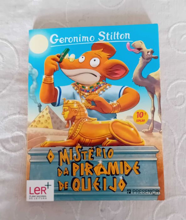 Geronimo Stilton: "O mistério da pirâmide de queijo"