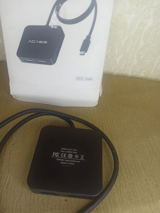Адаптер HDMI Acasis USB C Hub Dual HDMI (2ft) HC31-2H60 Адаптер
