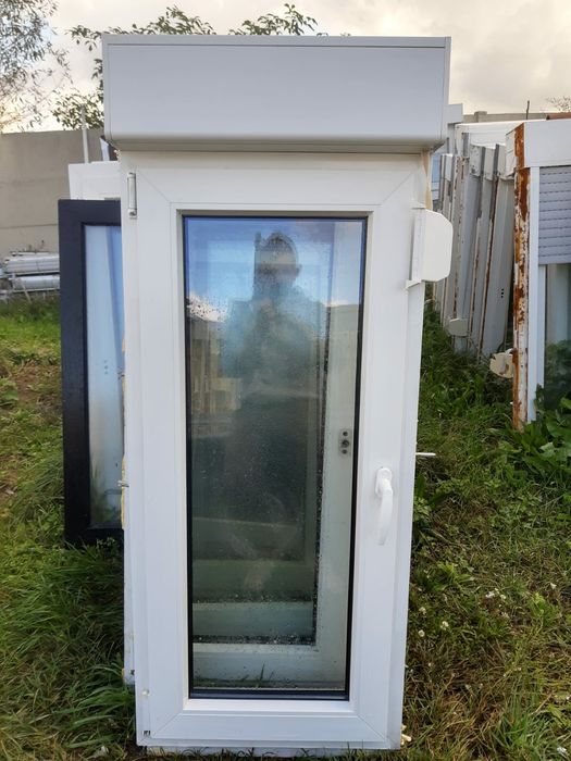 Okna plastikowe z roletą 60x145 używane dowóz cały kraj