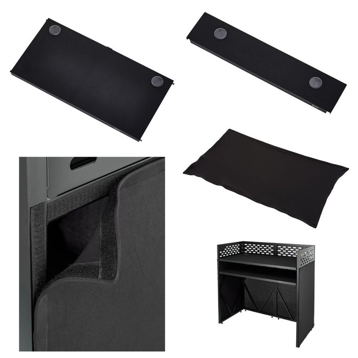 Стіл для ді-джея Roadworx DJ Table ALU Basic Black повний комплект
