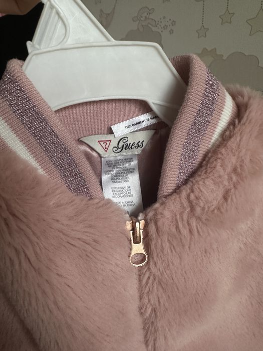 Шуба шубка Guess guess пудра дитяча 18 м плаття baker