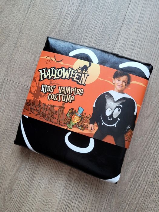 Nowy kostium Halloweenowy dla dziecka wampir 86-104