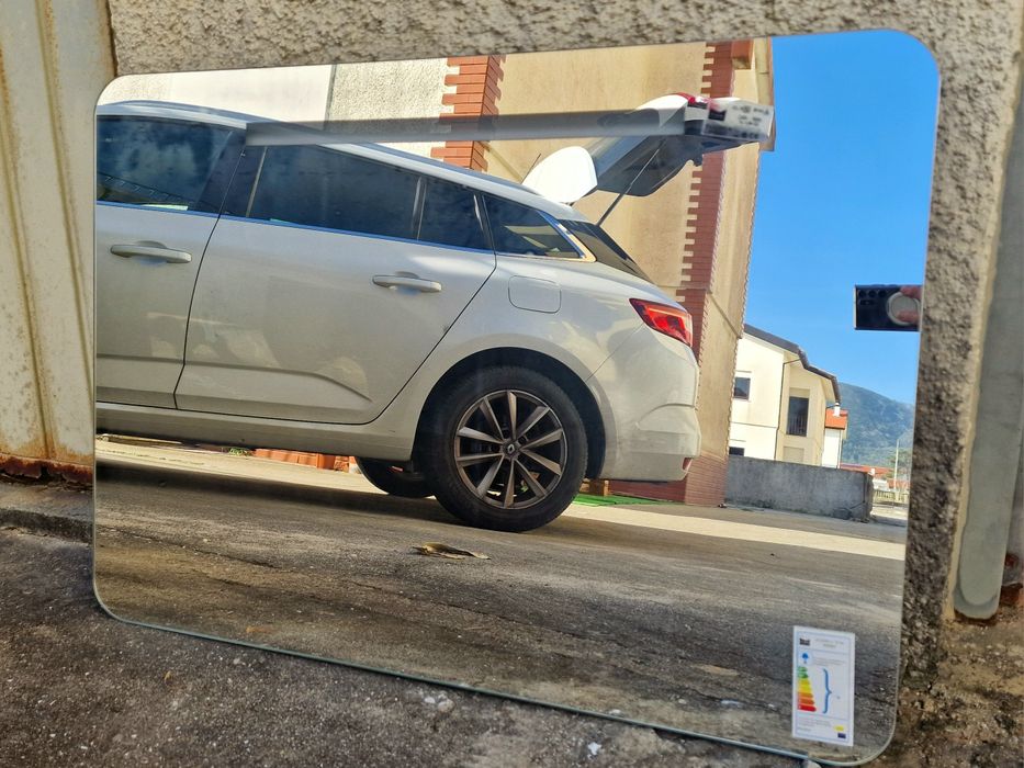 Espelho WC casa de banho retro iluminado