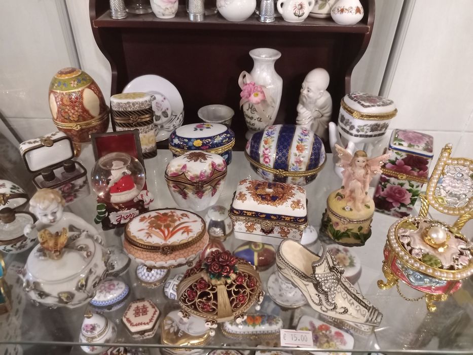 Caixinhas antigas guarda jóias