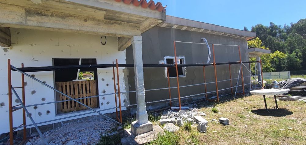 Andaime de fachada  completo com 8 pranchas metalicas