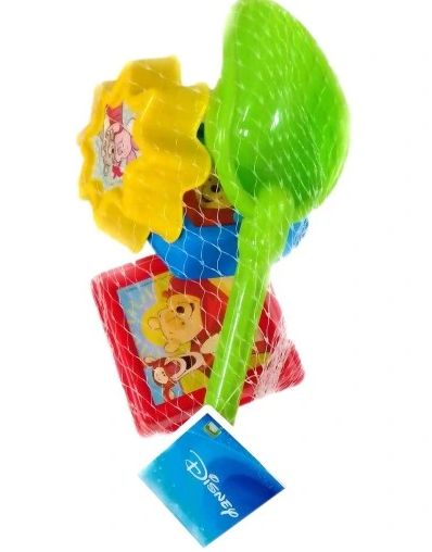 Zestaw do piasku łopatka 3 foremki dla dzieci w wieku powyżej 1 roku