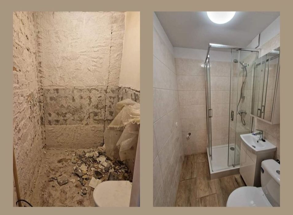 REMONTY-Łazienki, kuchnia, przeróbka i remont domów