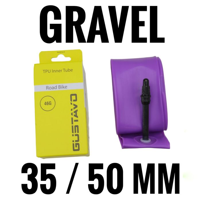 GUSTAVO dętka TPU Gravel 35 do 50 mm 28 cali lekka