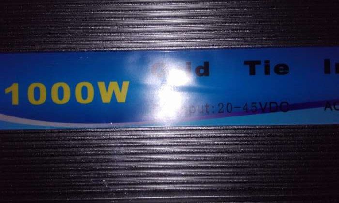MPPT Grid-Tie Inverter 1000W, 12V or 24V Pure Sine Wave64297935756803121